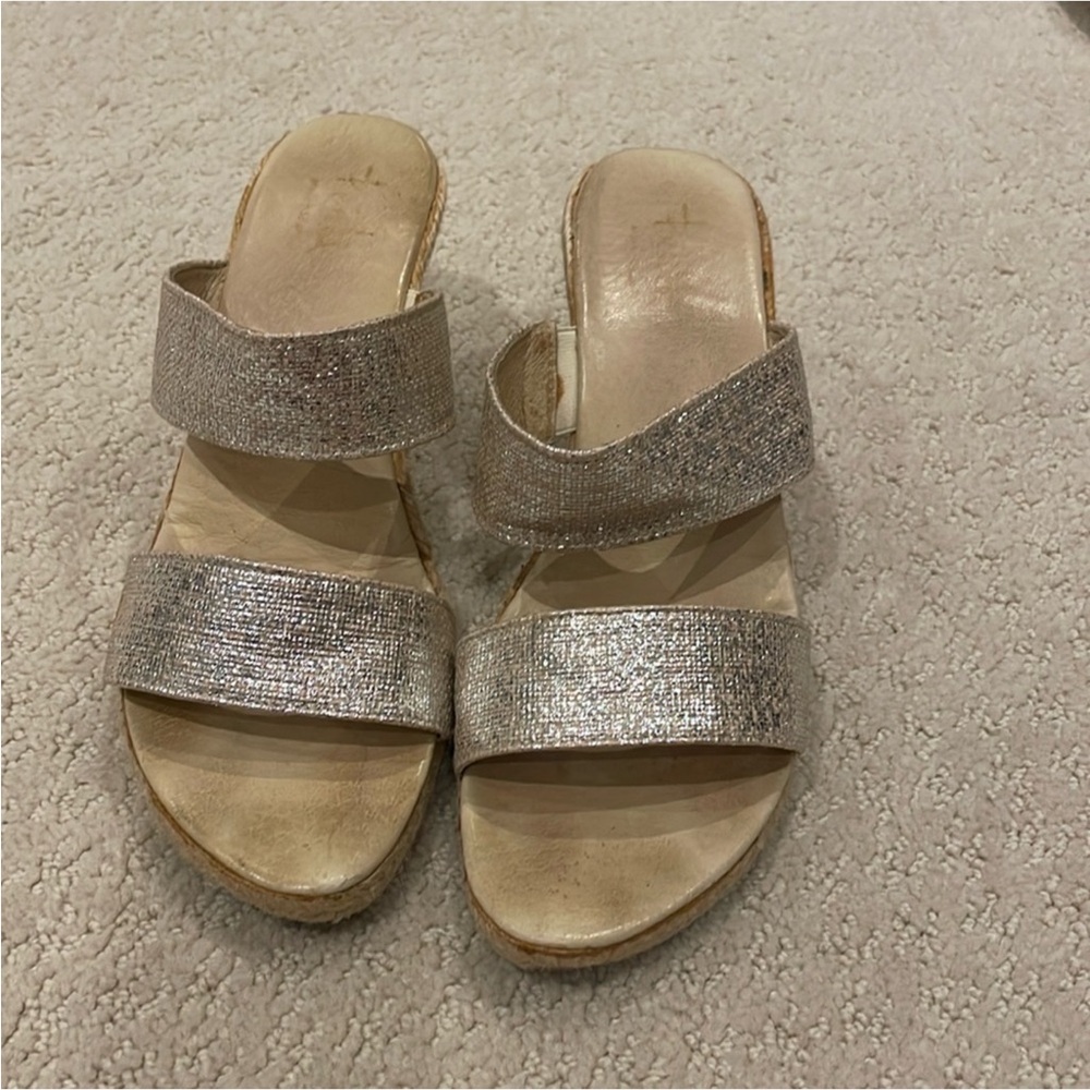 Penta sparkly Strappy Wedge Sandals🏯